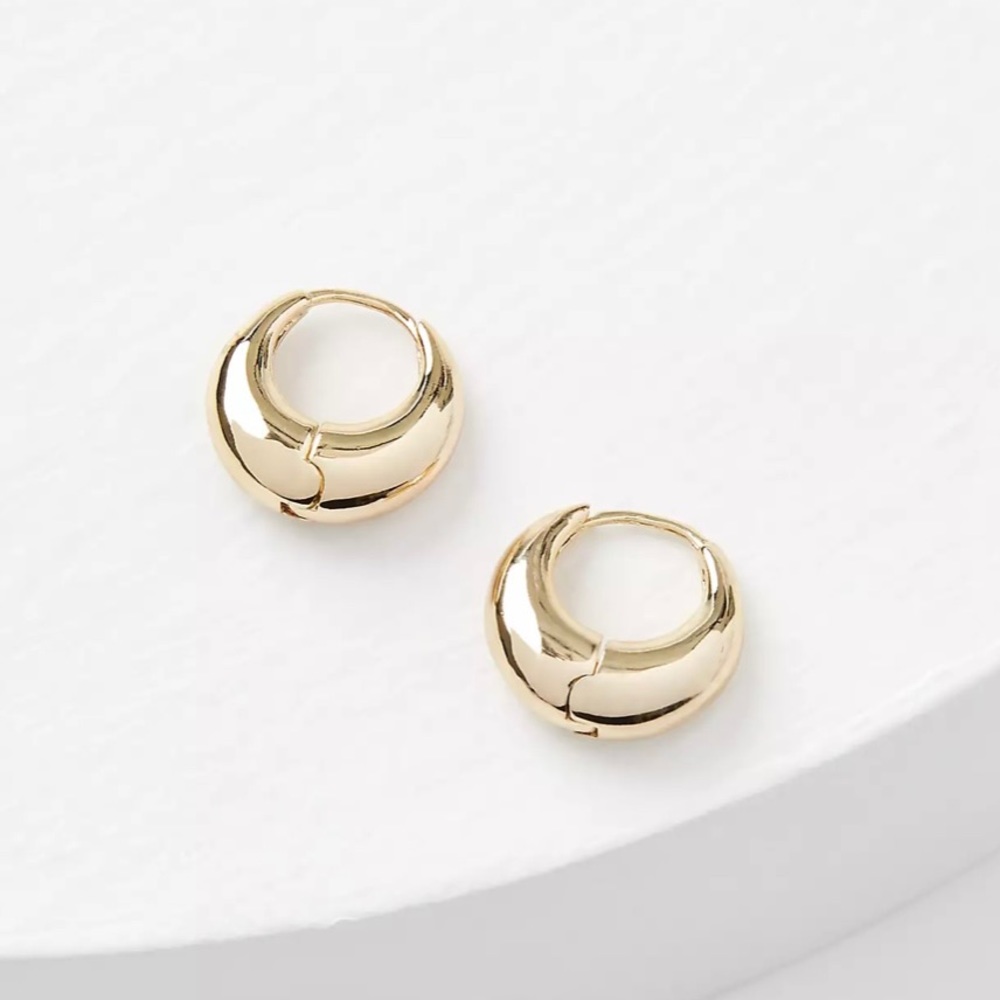 Loft rounded hoop earring
